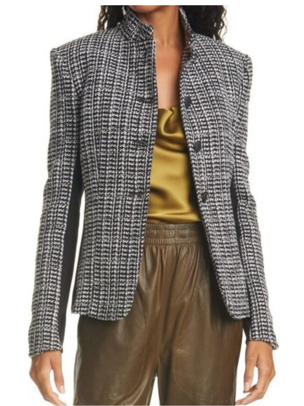 Rag & Bone NEW Zoe Tweed Black and White Blazer Jacket